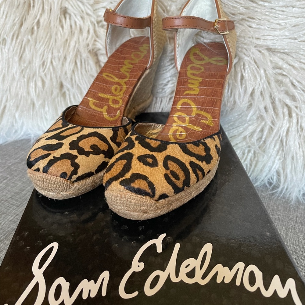 Sam Edelman Espadrille Closed Toe Wedge Leonard